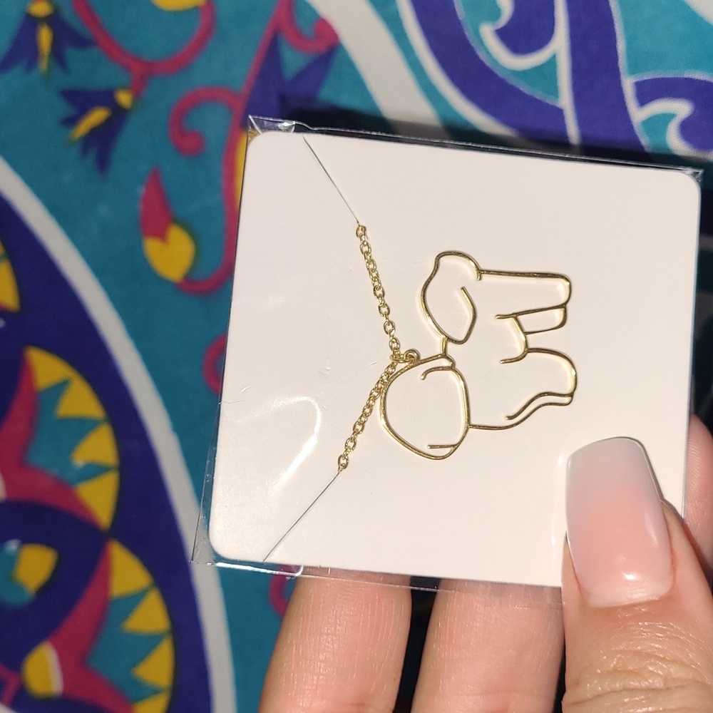 My best Friend Gold toned  Necklace